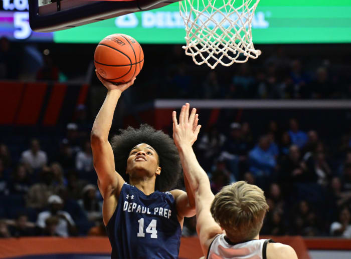 DePaul Prep Mount Carmel Illinois boys basketball March 9 2024 Tim Vizer 26796